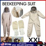 Heavy Duty Beekeeping Suit with Gloves - XXL