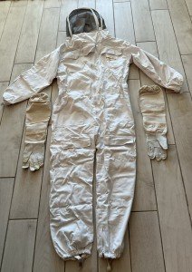 Beekeeping Suit with Gloves for Adults, Size M