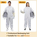 Professional Full Body Beekeeping Suit with Veil