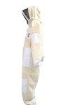 Large Ventilated White Beekeeping Suit for All