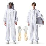 Unisex Beekeeping Suit with Gloves – Bee Protection