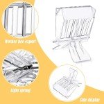 5-Pack Transparent Queen Bee Cage Catcher Clips