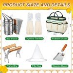 30-Piece Beekeeping Starter Tool Kit and Bee Suit