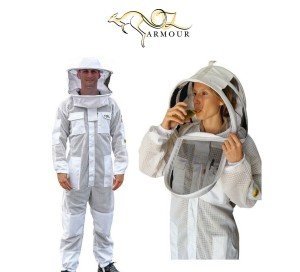 Ventilated Beekeeping Suit with Fencing Veil and Hat