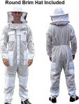 Ventilated Beekeeping Suit with Fencing Veil and Hat