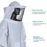 Beekeeping Protective Jacket with Gloves Set
