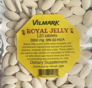 Royal Jelly Capsules - 120 Tablets, 3000 mg