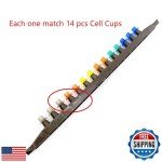 Queen Cell Cup Holder Frame Set with 50 Cups