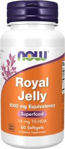 Royal Jelly 1000 Mg with 10-HDA by NOW Foods