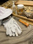 Beekeeping Starter Kit: Hat, Gloves, Feed, Brush