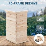 40 Frame Langstroth Beehive Kit - Deep & Medium