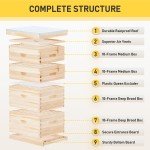 40 Frame Langstroth Beehive Kit - Deep & Medium