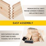 40 Frame Langstroth Beehive Kit - Deep & Medium