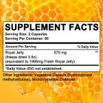 Royal Jelly 570mg for Immunity and Heart Health