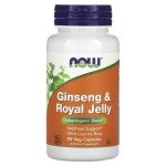 Now Foods Ginseng Royal Jelly Veg Capsules - 90 Count