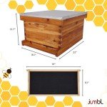 30-Piece Beekeeping Starter Set with Beeswax Sheets