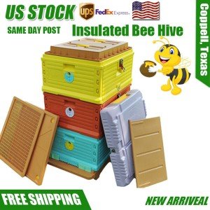 Insulated UV-Resistant Plastic Bee Hive Boxes
