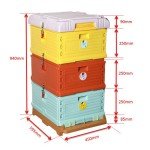 Insulated UV-Resistant Plastic Bee Hive Boxes