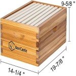 Unassembled Langstroth Beehive Box Set with Frames