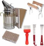 Beekeeping Starter Kit with Tools and Smoker