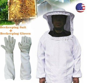 Beekeeper Jacket and Gloves Set with Veil