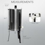 VIVO 2 Frame Stainless Steel Honey Extractor