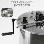 VIVO 2 Frame Stainless Steel Honey Extractor