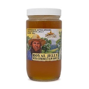 Amish Organic Raw Honey with Royal Jelly - 16 Oz