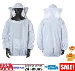 Beekeeping Protective Jacket with Veil, Size L
