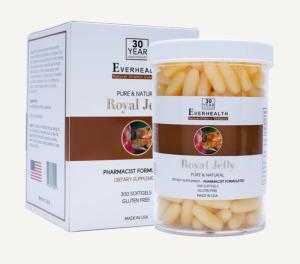 Everhealth Royal Jelly 1000mg - 300 Soft Gels