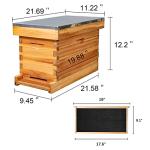 5-Frame Nuc Beehive Box Kit with Metal Roof