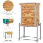 Aivituvin 10 Frame Beeswax Bee Hive Kit