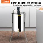 VEVOR Electric Honey Extractor for 4/8 Frames