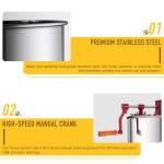 Manual Honey Extractor for 3/6 Frames with Stands