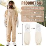 XXL Beekeeping Suit for Men and Women with Gloves
