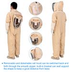 Unisex Beekeeping Suit with Glove and Veil