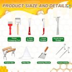 28-Piece Beekeeping Starter Kit with Smoker