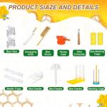 28-Piece Beekeeping Starter Kit with Smoker