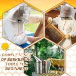 28-Piece Beekeeping Starter Kit with Smoker