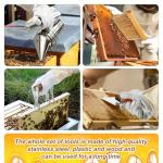 28-Piece Beekeeping Starter Kit with Smoker