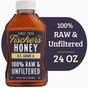 Raw Local Honey in 24oz Squeeze Bottle