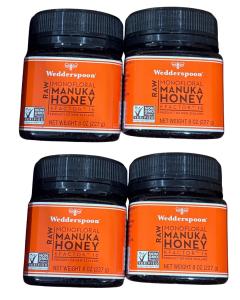 Wedderspoon Raw Manuka Honey KFactor 4-Pack