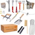 Beekeeping Tool Set: Smoker, Gloves, Queen Cage