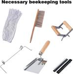 Beekeeping Tool Set: Smoker, Gloves, Queen Cage
