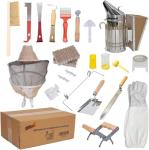 MayBee 10-Frame Beehive Starter Kit with Beekeeping Veil