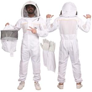 USKEEPERS Ultra Ventilated Beekeeping Suit with Gloves & Veils
