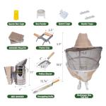 Complete Beekeeping Starter Kit with 22 Essential Tools