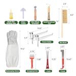 Complete Beekeeping Starter Kit with 22 Essential Tools