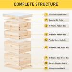 Langstroth Beehive Kit with 40 Frames