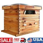 2-Layer Cedarwood Beekeeping Starter Hive Kit